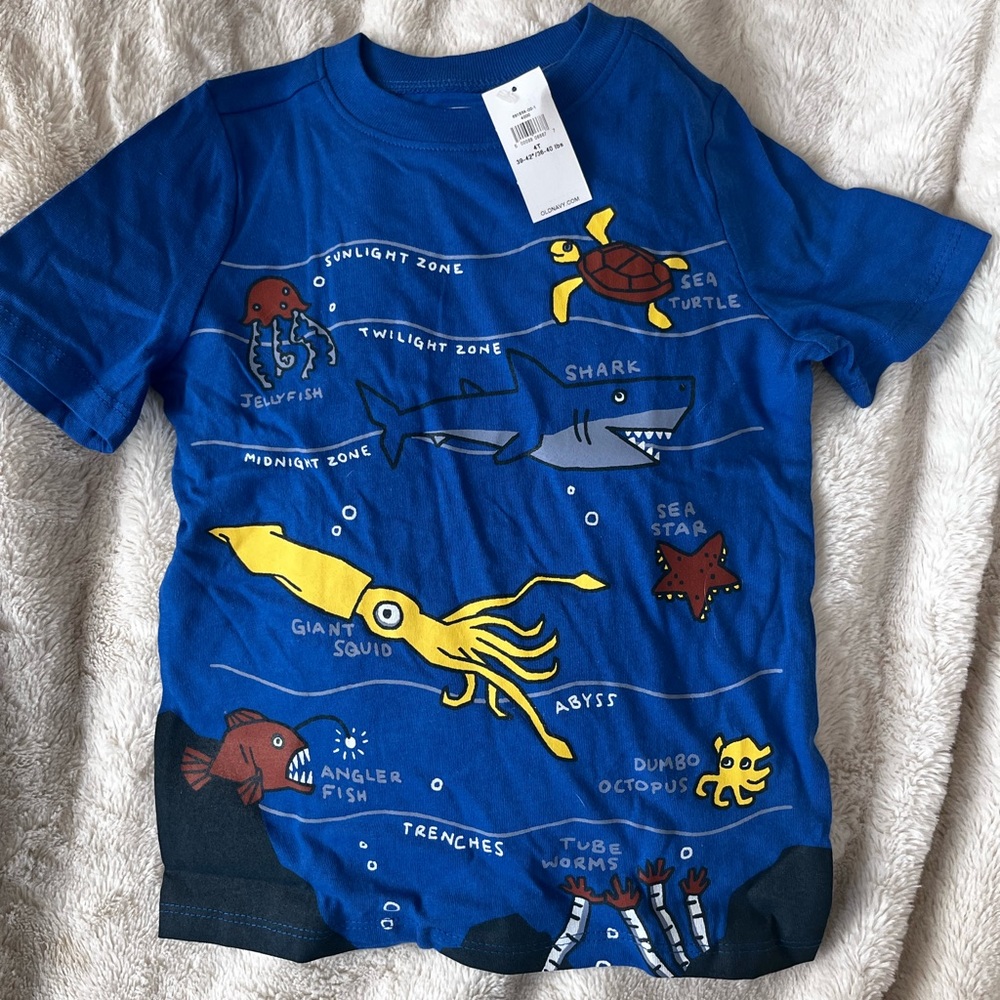Old navy 4T ocean shirt
